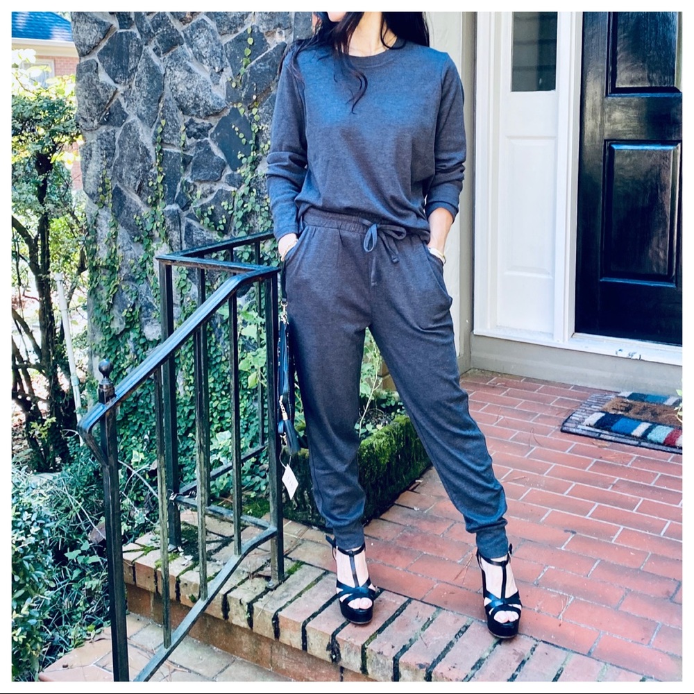 ✨LAST ONE✨Comfy Cozy 2 piece jogger set 
Soft - Picture 6 of 7